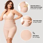 Delimira Plus Size High Waist Tummy Control Shorts