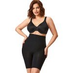 Delimira Plus Size High Waist Tummy Control Shorts