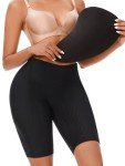Butt Enhancing Shapewear Shorts for Women - Black