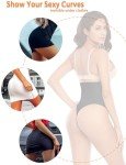 High-Rise Tummy Control Shaping Thong for Women