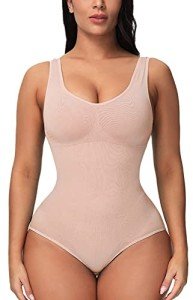 Seamless Tummy Control Bodysuit for Women