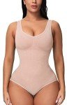 Seamless Tummy Control Bodysuit for Women
