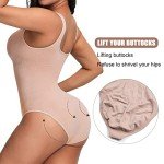 Seamless Tummy Control Bodysuit for Women