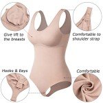 Seamless Tummy Control Bodysuit for Women