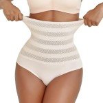 High Waisted Tummy Control Shapewear Briefs