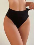 High Waisted Tummy Control Thong Shapewear
