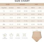 Dulchany High Waist Tummy Control Thong Panties