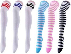 CISMARK Women's Crochet Thigh High Leg Warmers