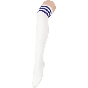 Century Star Women's Striped Thigh High Athletic Socks