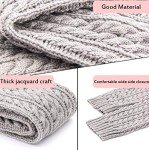 Cozy Cable Knit Knee-High Leg Warmers for Women