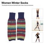 Navy Cable Knit Fleece Leggings and Warmers