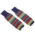 Navy Cable Knit Fleece Leggings and Warmers