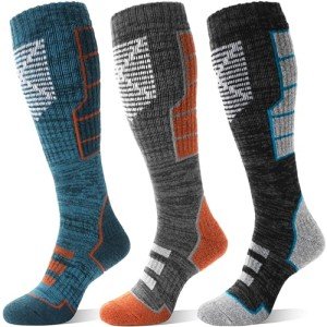 Anlisim Warm Merino Wool Ski Socks - 3 Pairs