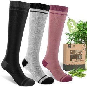 Bamboo Compression Socks for Women – 3 Pairs