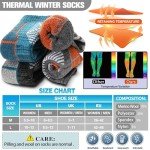 Anlisim Warm Merino Wool Ski Socks - 3 Pairs