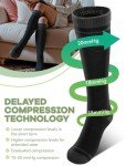Bamboo Compression Socks for Women – 3 Pairs