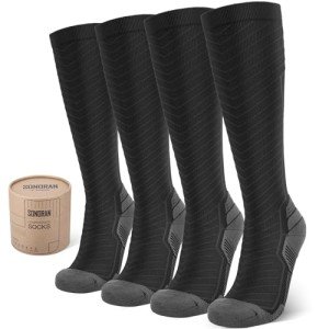 Compression Socks for Women & Men - 2 Pairs