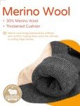 Merino Wool Compression Socks for Winter - 2 Pairs