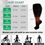 3 Pairs Plus Size Compression Socks for Women