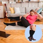 3 Pairs Plus Size Compression Socks for Women