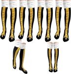 Funny Chicken Leg Socks - 4 Pair Set