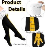 Funny Chicken Leg Socks - 4 Pair Set