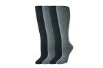 Casual Cotton Knee High Women's Socks - 4 Pairs