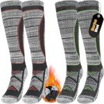 Merino Wool Ski Socks for Men and Women