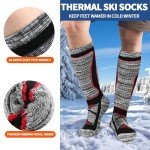 Merino Wool Ski Socks for Men and Women