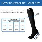 3 Pairs Knee High Compression Socks for Women