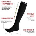 3 Pairs Knee High Compression Socks for Women