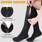 Zipper Compression Socks for Varicose Veins – 2 Pairs