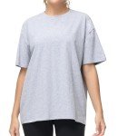 THE GYM PEOPLE Women's Casual Oversized T-Shirts Summer Crewneck Short Sleeve Workout Basic Tee Tops Heather Grey