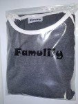 Famulily Women's Long Sleeve Baseball Tee Shirt Crew Neck Colorblock Striped Tops(Dark Grey,Medium)