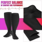 Plus Size Knee High Compression Socks for Running