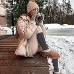 Cozy Knee High Wool Socks for Women