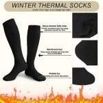 Cozy Knee High Wool Socks for Women