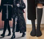 Cozy Knee High Wool Socks for Women