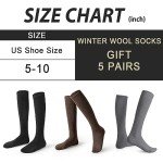 Cozy Knee High Wool Socks for Women