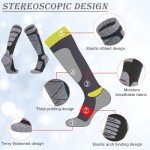 Merino Wool Ski Socks – 3 Pairs, Knee High
