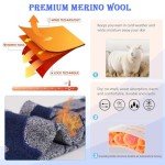 Merino Wool Ski Socks – 3 Pairs, Knee High