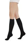 Women's Cotton Knee High Fashion Socks - 4 Pairs