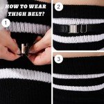 Plus Size Over the Knee High Socks - Black