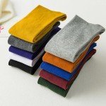 Women's Cotton Knee High Fashion Socks - 4 Pairs