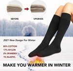 Warm Knee High Socks for Women - 5 Pairs