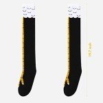 Funny Chicken Leg Knee-High Socks for Women