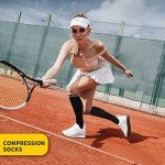 Women's Compression Socks - 3 Pairs, Knee High