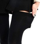Lashapear Women's Extra Long Thigh High Socks - Black