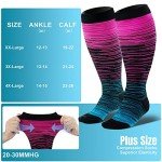 Plus Size Compression Socks for Women & Men