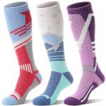 Cozy Merino Wool Ski Socks for Winter Fun
